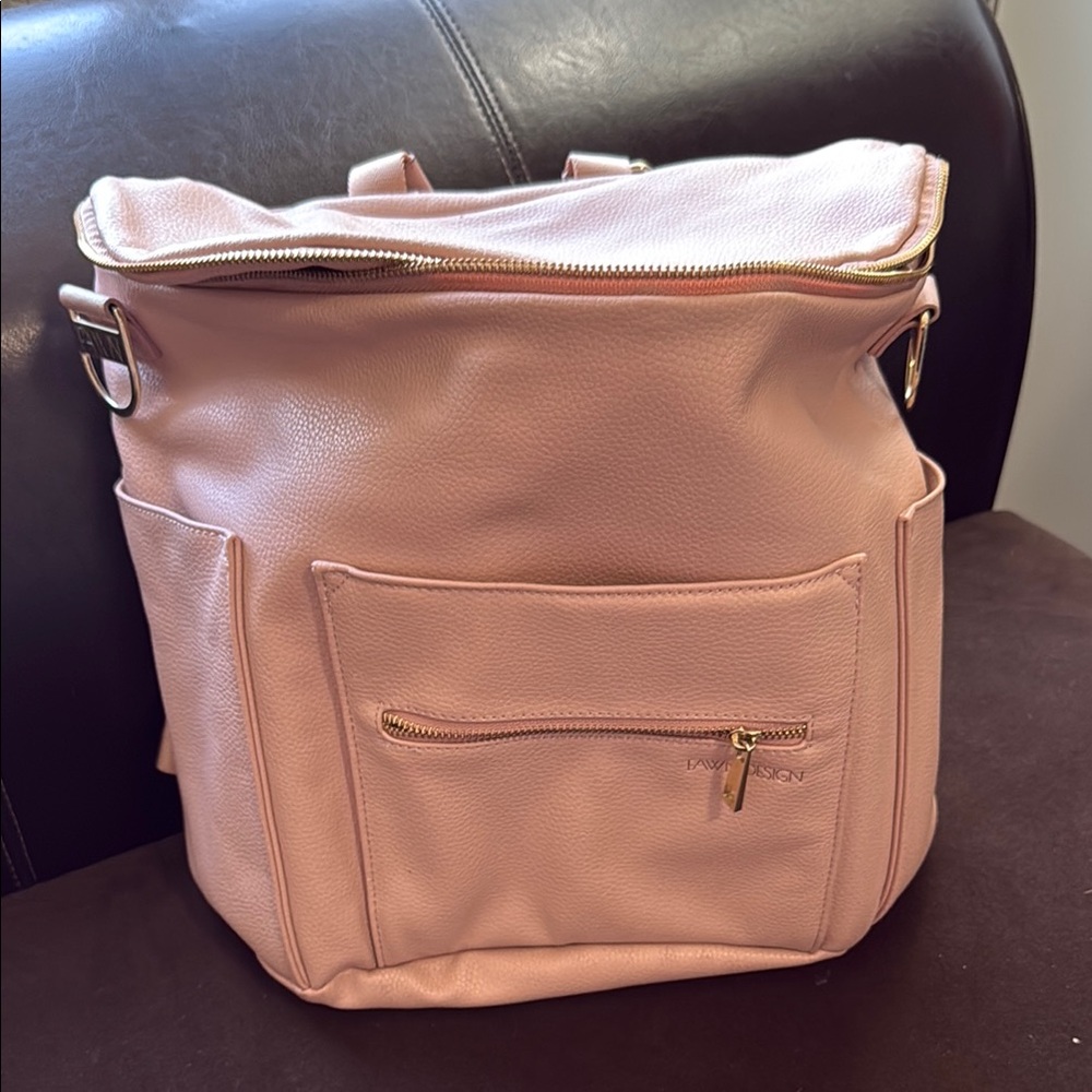Fawn Design Original Backpack Diaper bag in Blush